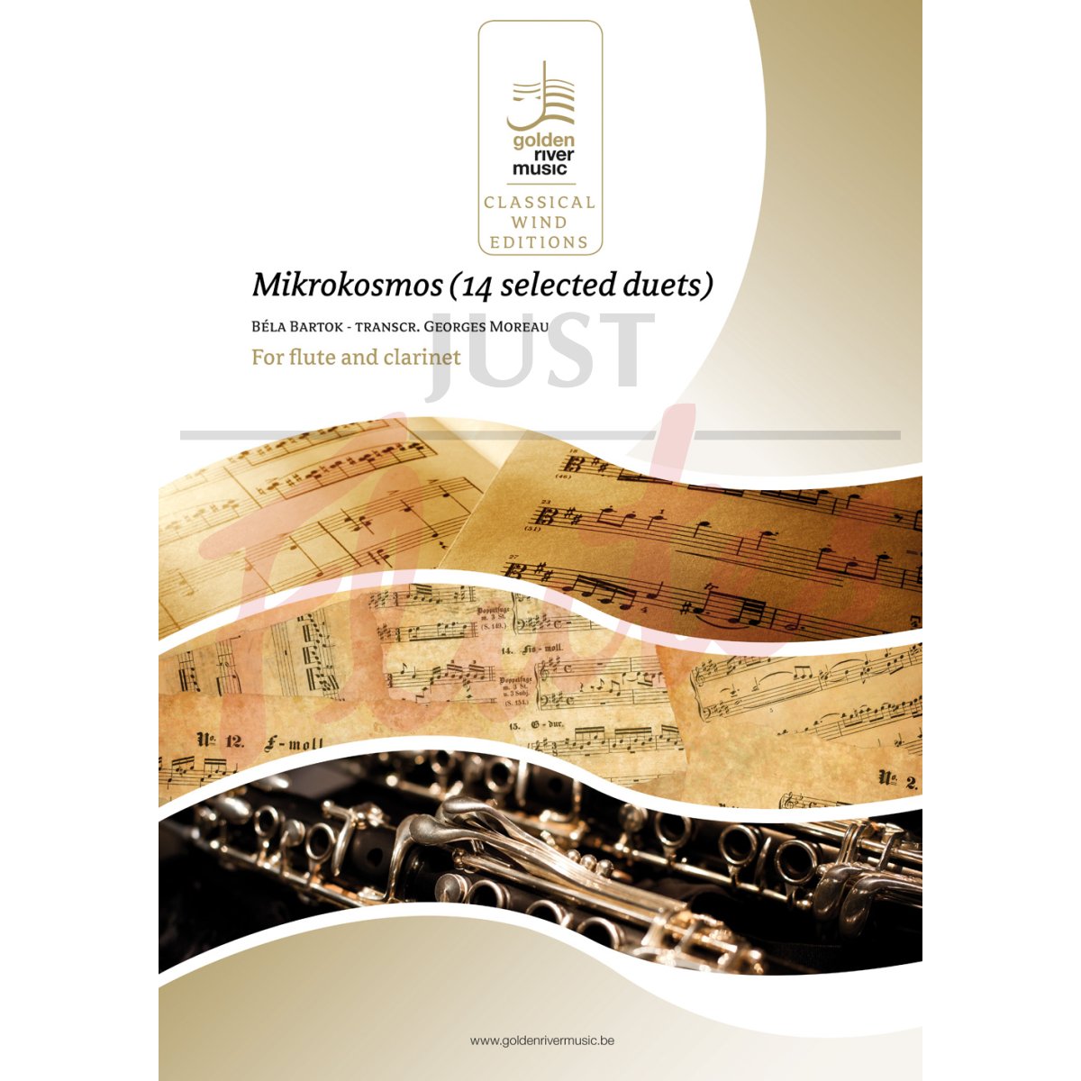 14 Selected Duets from Mikrokosmos for Flute and Clarinet