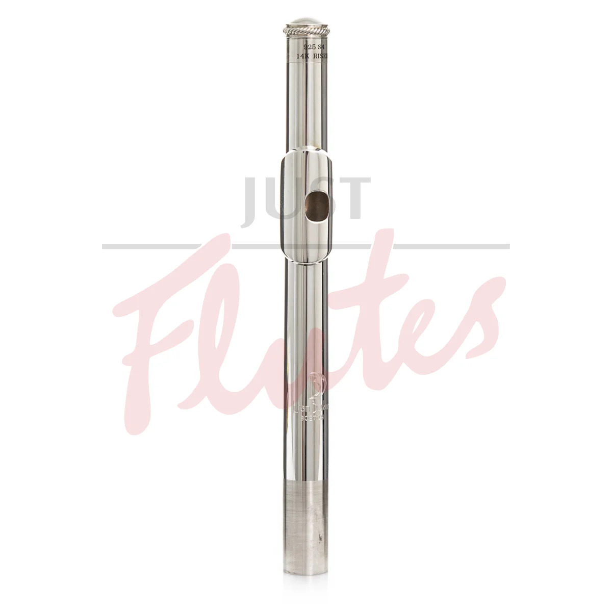 Lillian Burkart Solid Flute Headjoint with 14k Rose Riser