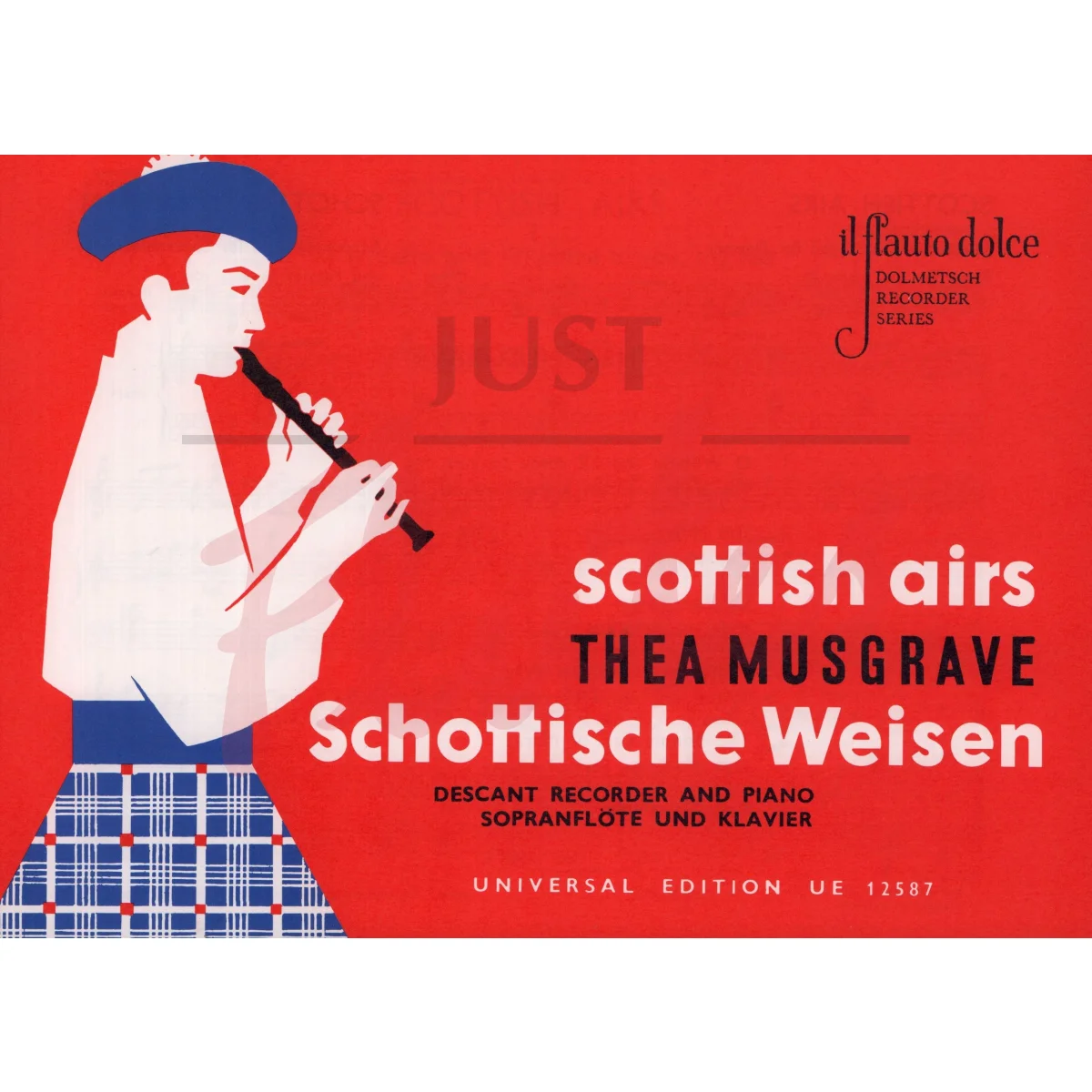 Scottish Airs for Descant Recorder and Piano