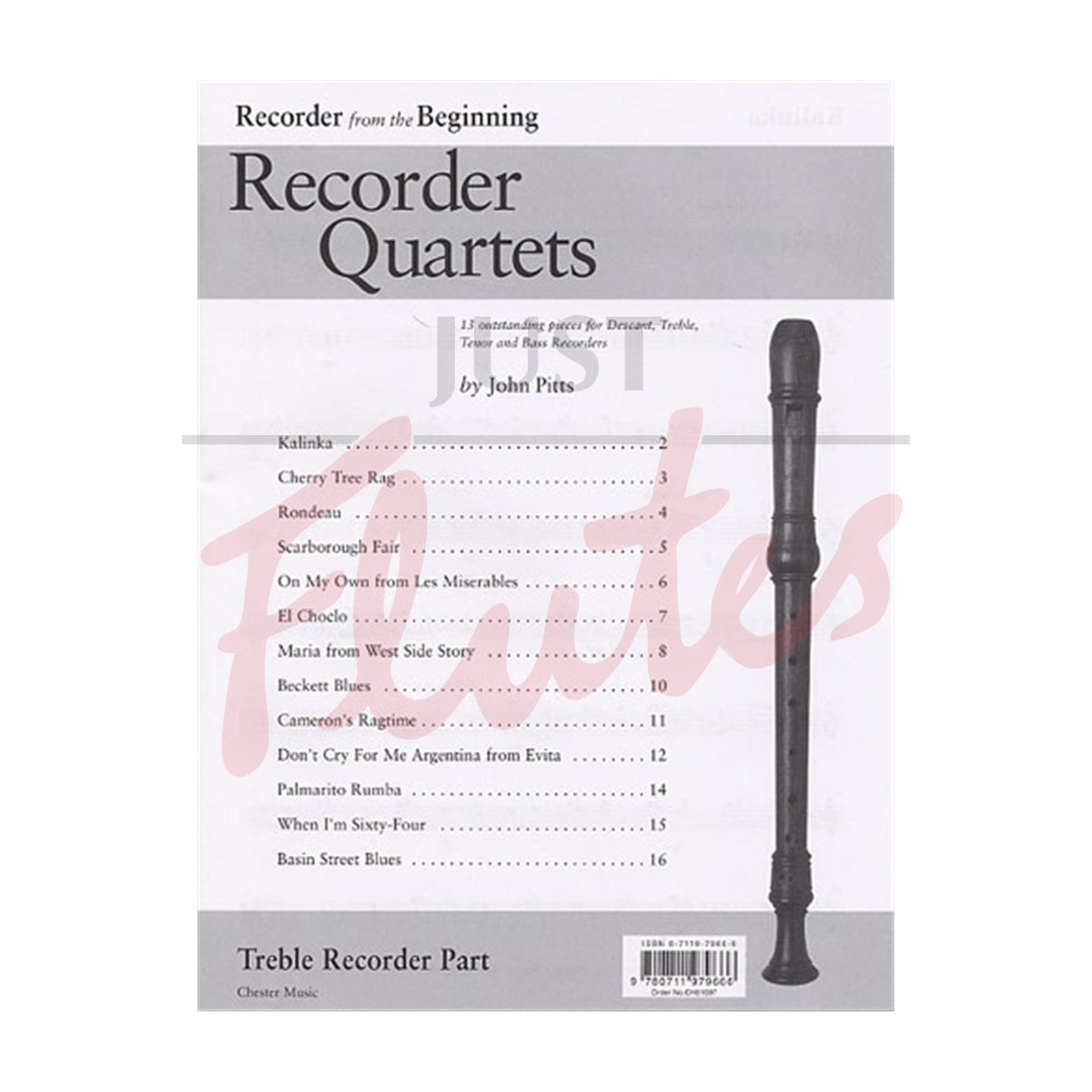 Recorder from the Beginning: Recorder Quartets, Treble Recorder Part
