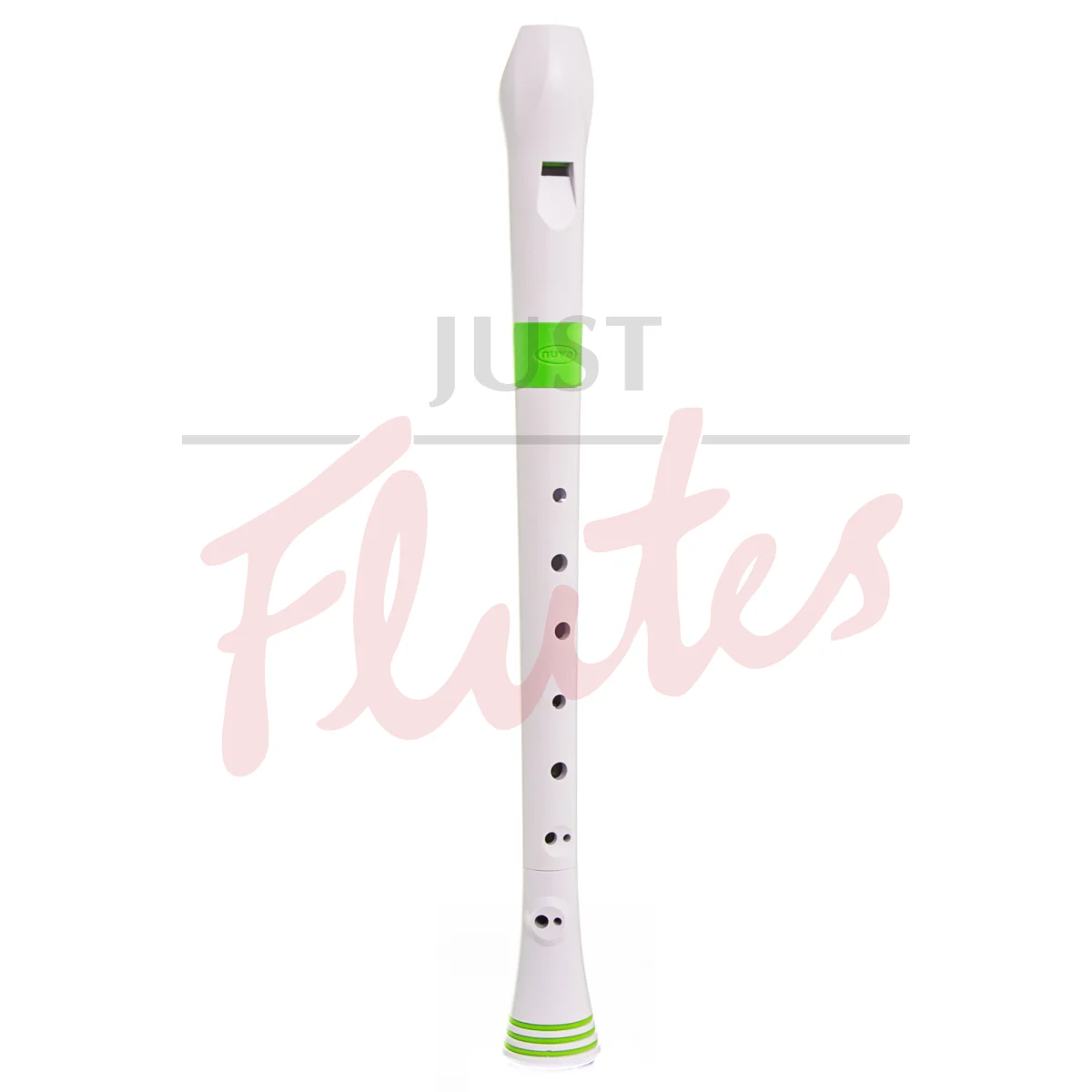 Nuvo N310RDGR Recorder, White with Green Trim