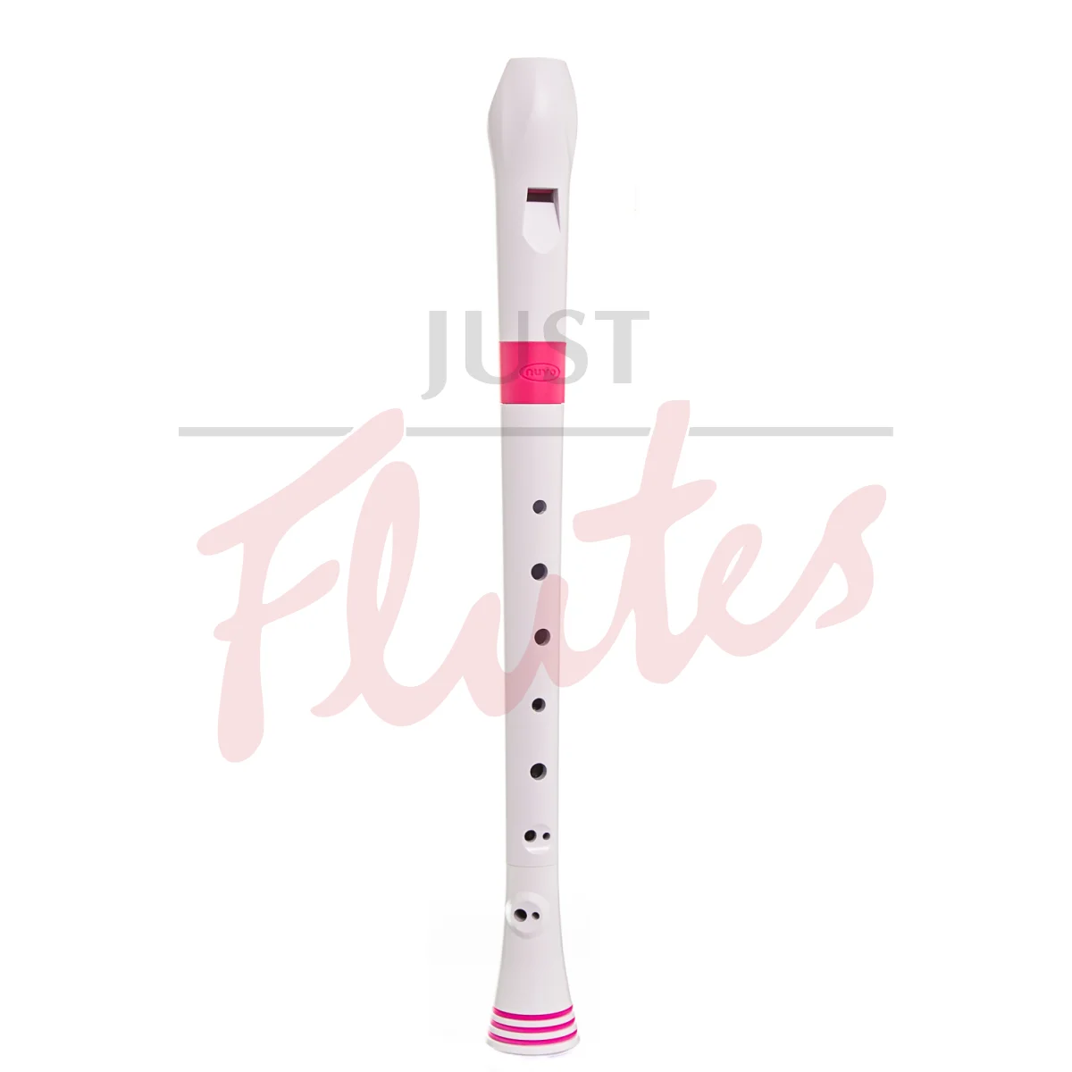 Nuvo N310RDPK Recorder, White with Pink Trim