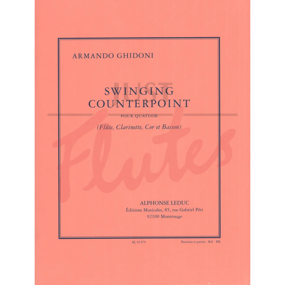 Swinging Counterpoint for Wind Quartet