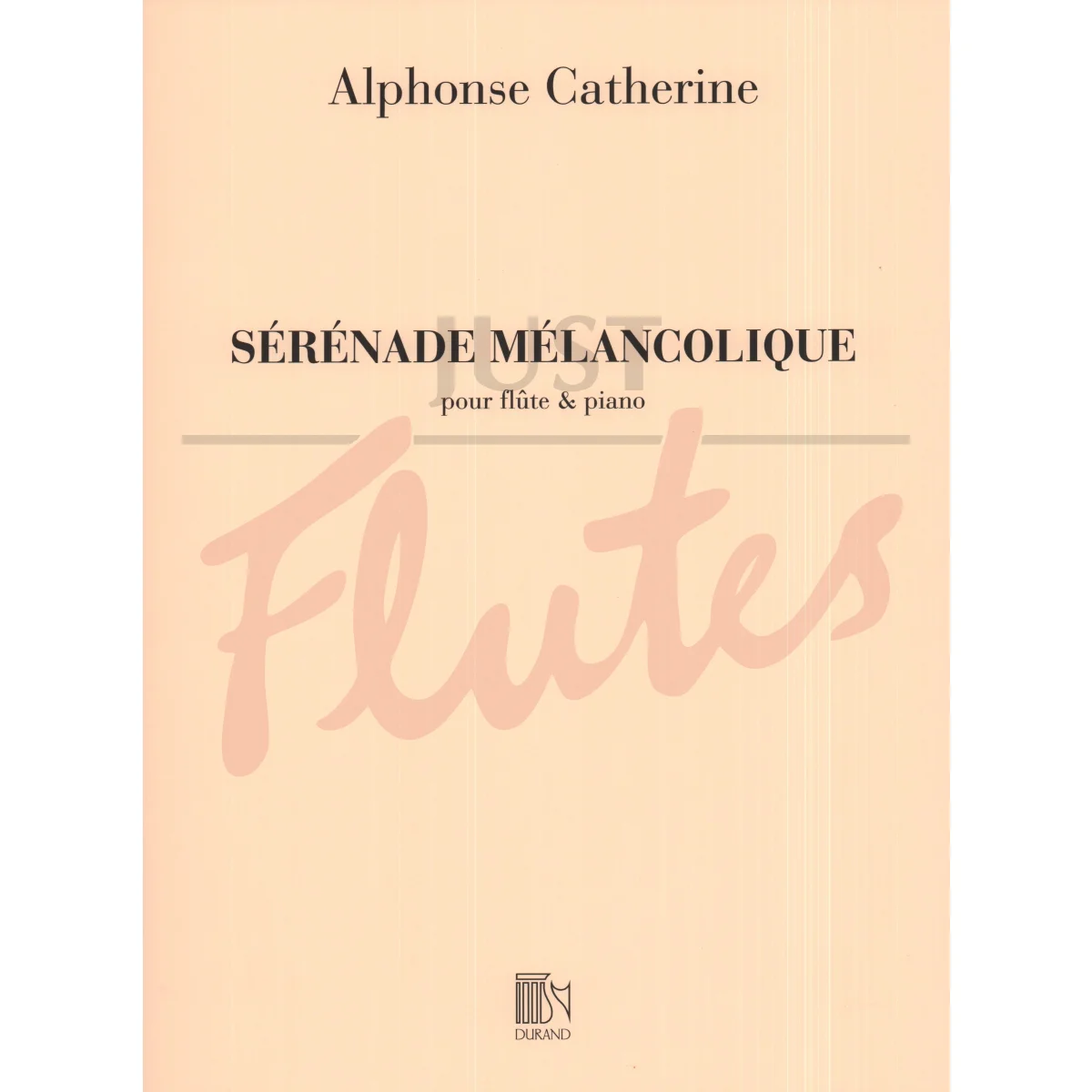 Sérénade Mélancolique for Flute and Piano