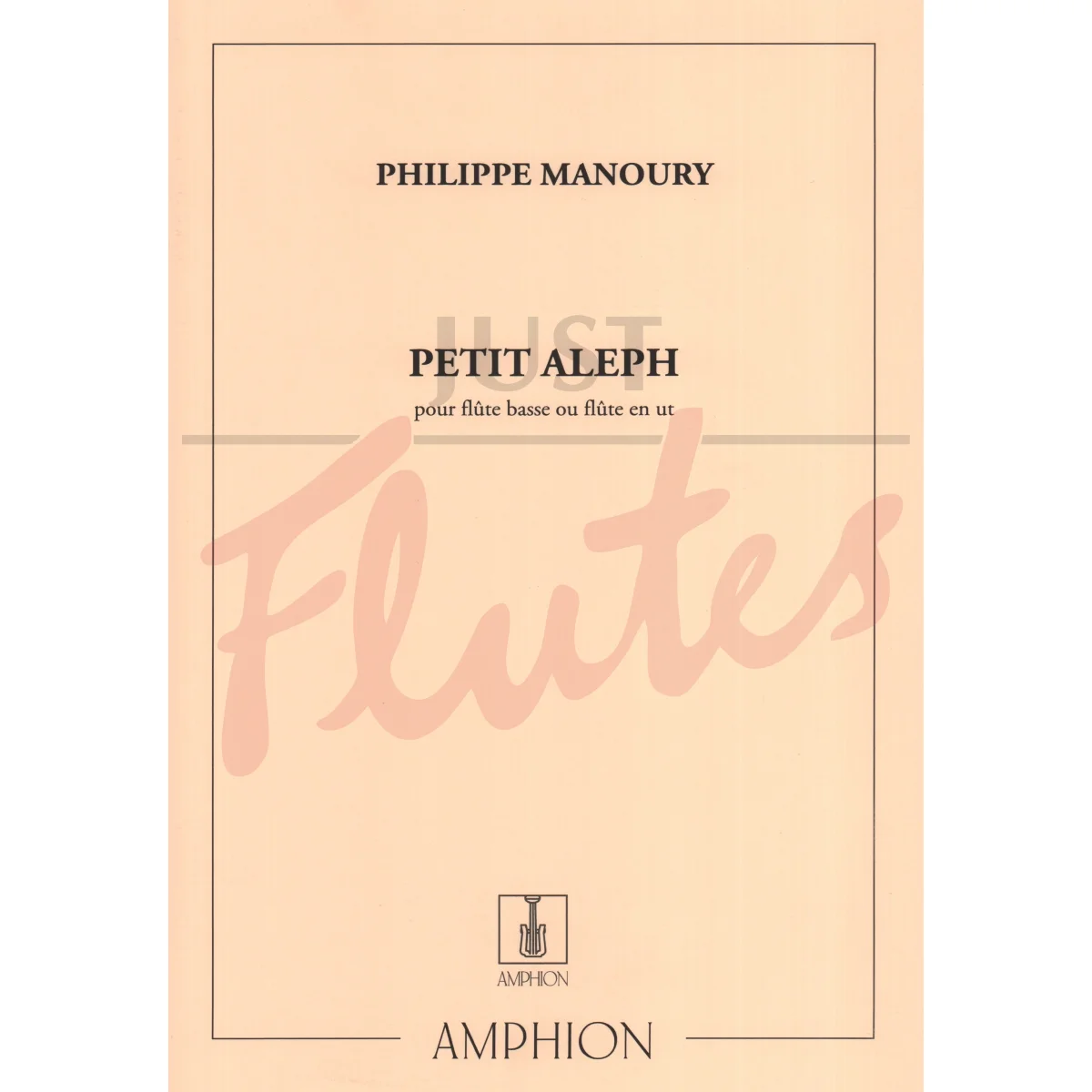 Petit Aleph for Solo Bass Flute or Flute