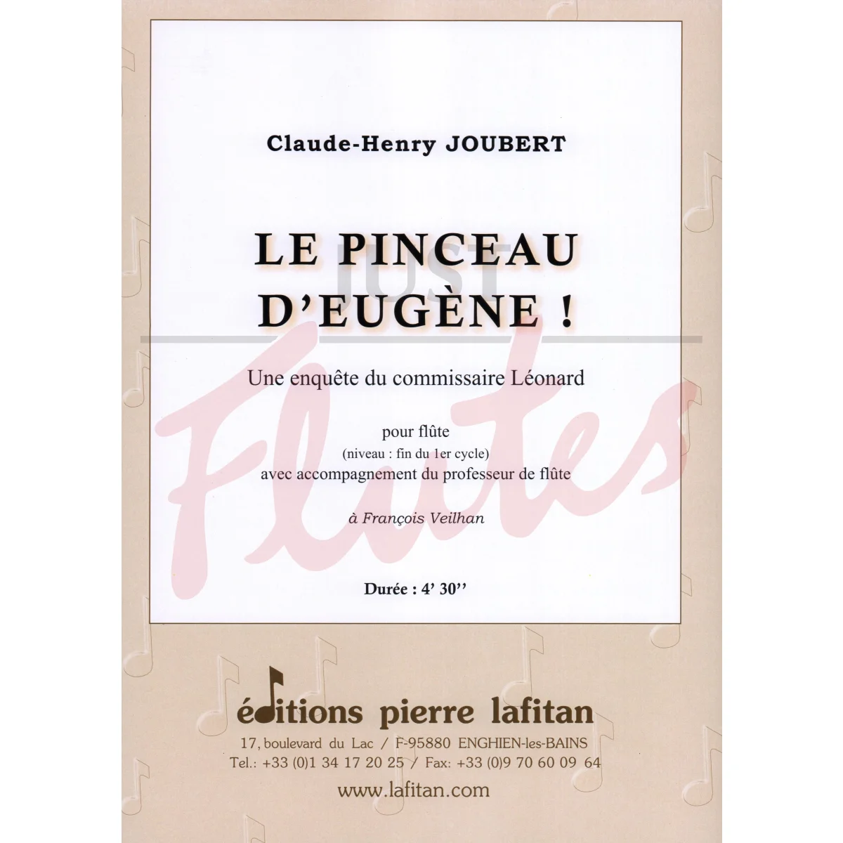 Le Pinceau D&#039;Eugene! for Two Flutes (Student and Teacher)