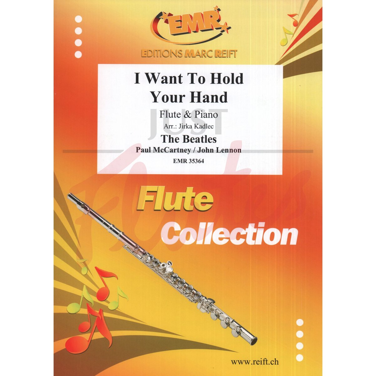 I Want To Hold Your Hand for Flute and Piano