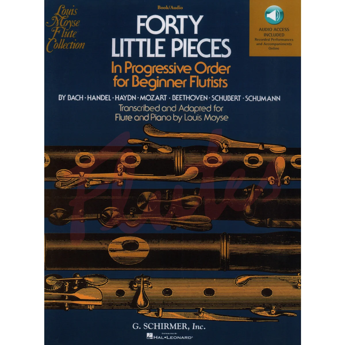 Forty Little Pieces in Progressive Order for Beginner Flautists with Piano Accompaniment