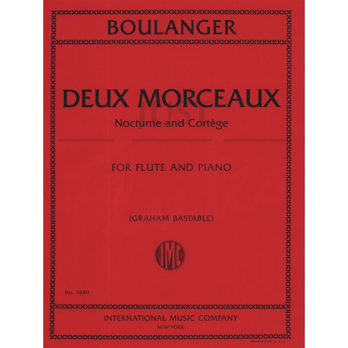 Deux Morceaux for Flute and Piano