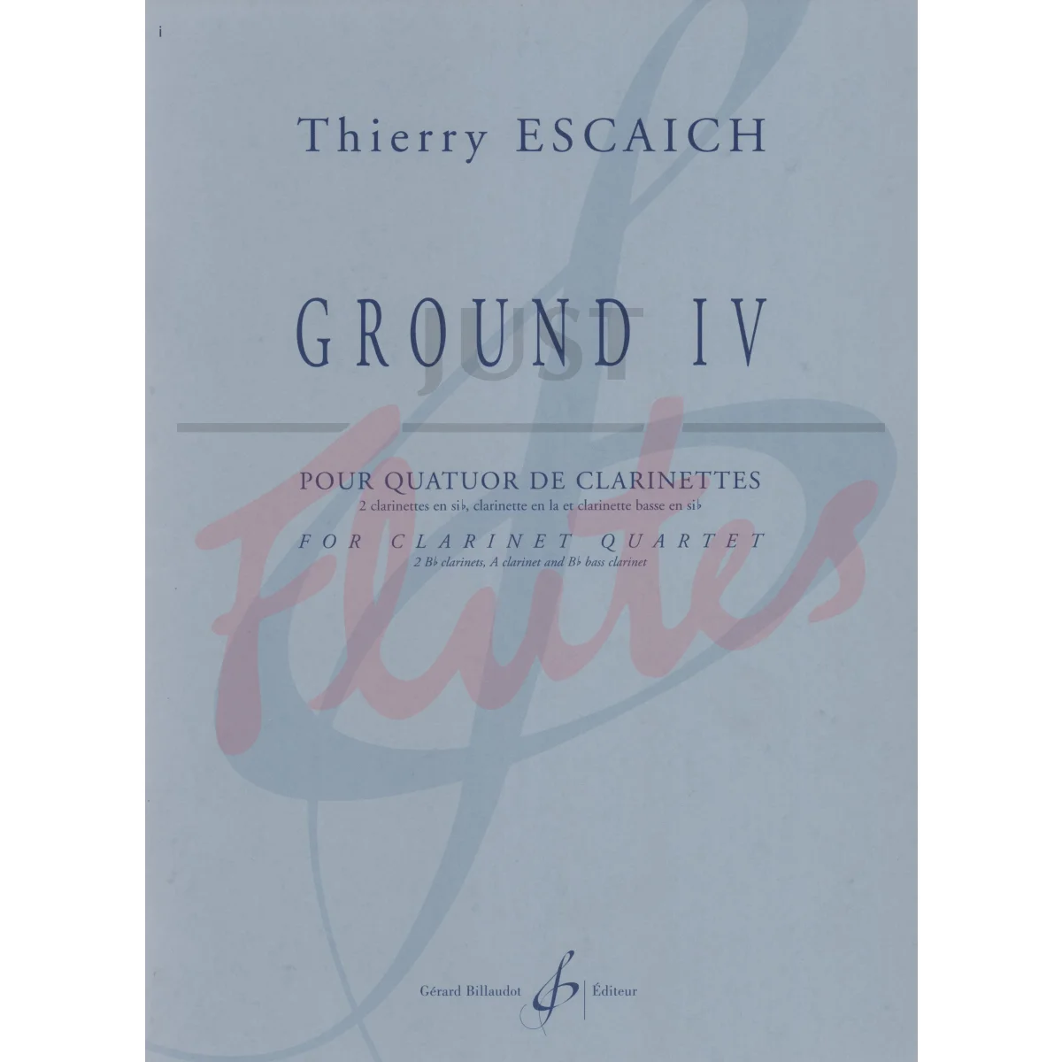 Ground IV for Four Clarinets