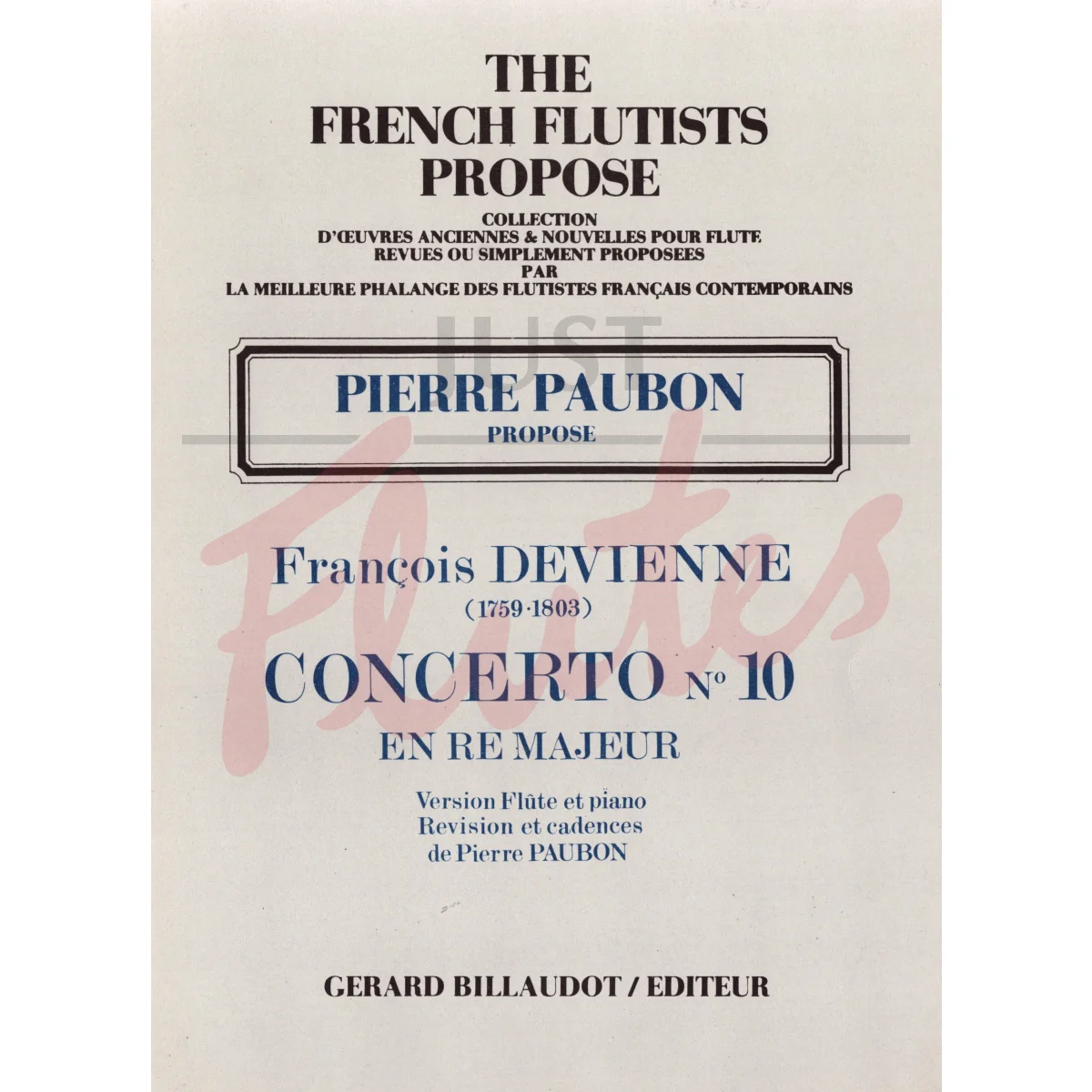 Concerto No.10 in D major for Flute and Piano