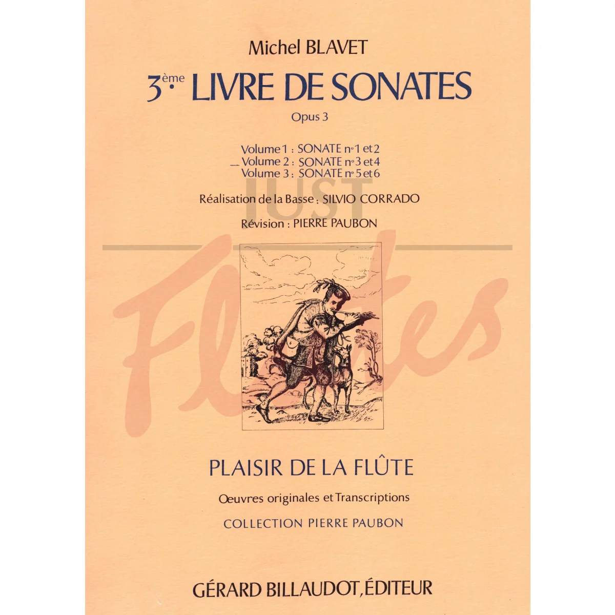 3rd Book of Sonatas Volume 2 for Flute and Piano