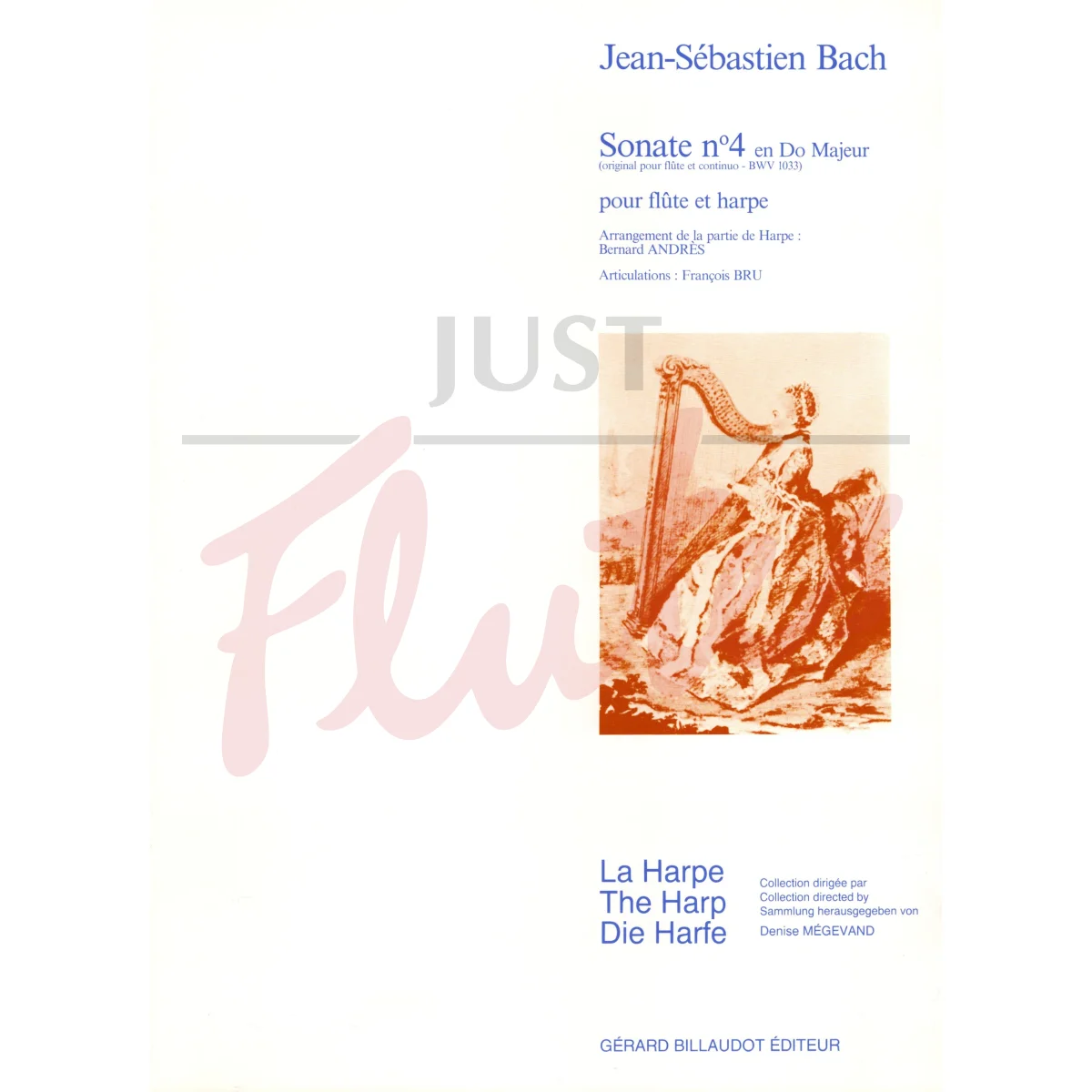 Sonata No.4 in C major for Flute and Harp