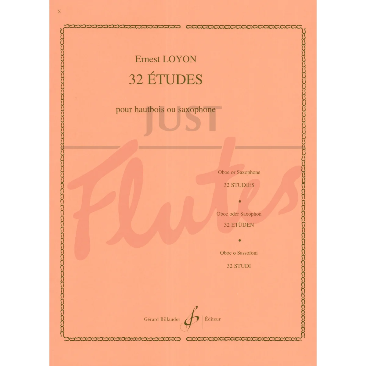 32 Etudes for Oboe or Saxophone