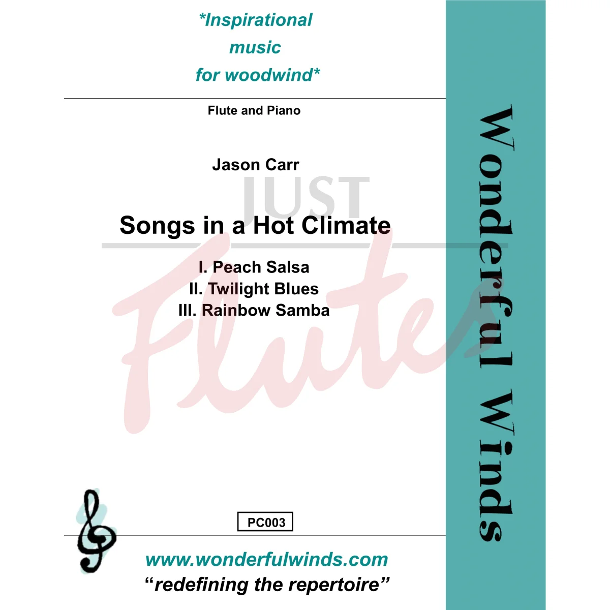 Songs in a Hot Climate for Flute and Piano