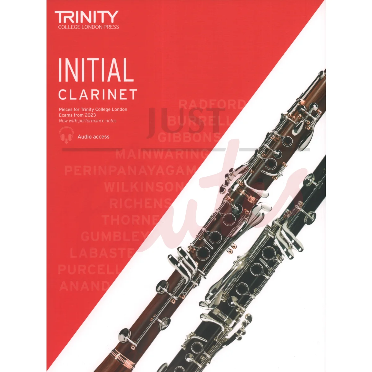 Trinity Clarinet Exam Pieces from 2023, Initial Level