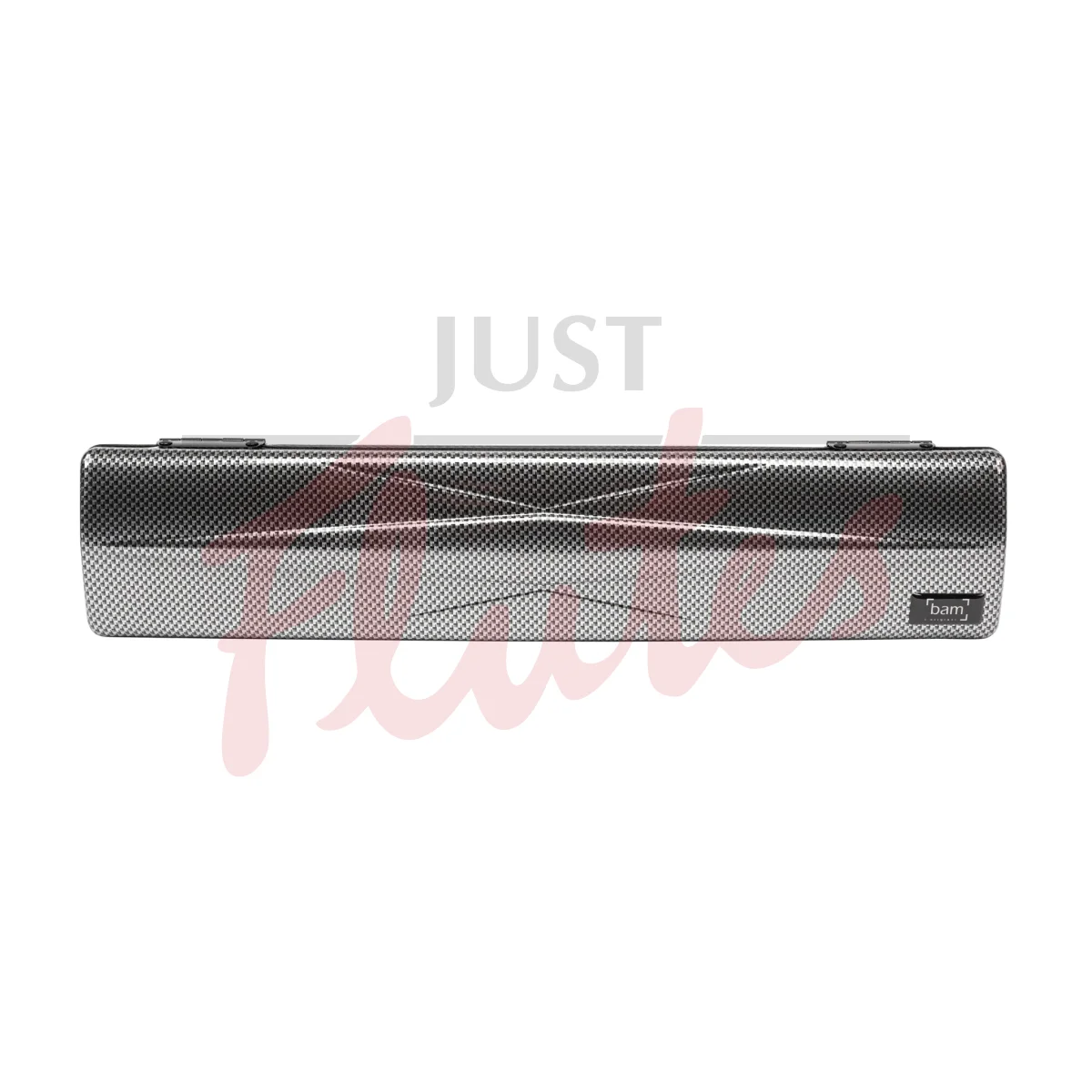 Bam 4019XLSC Hightech Slim Flute Case, Silver Carbon