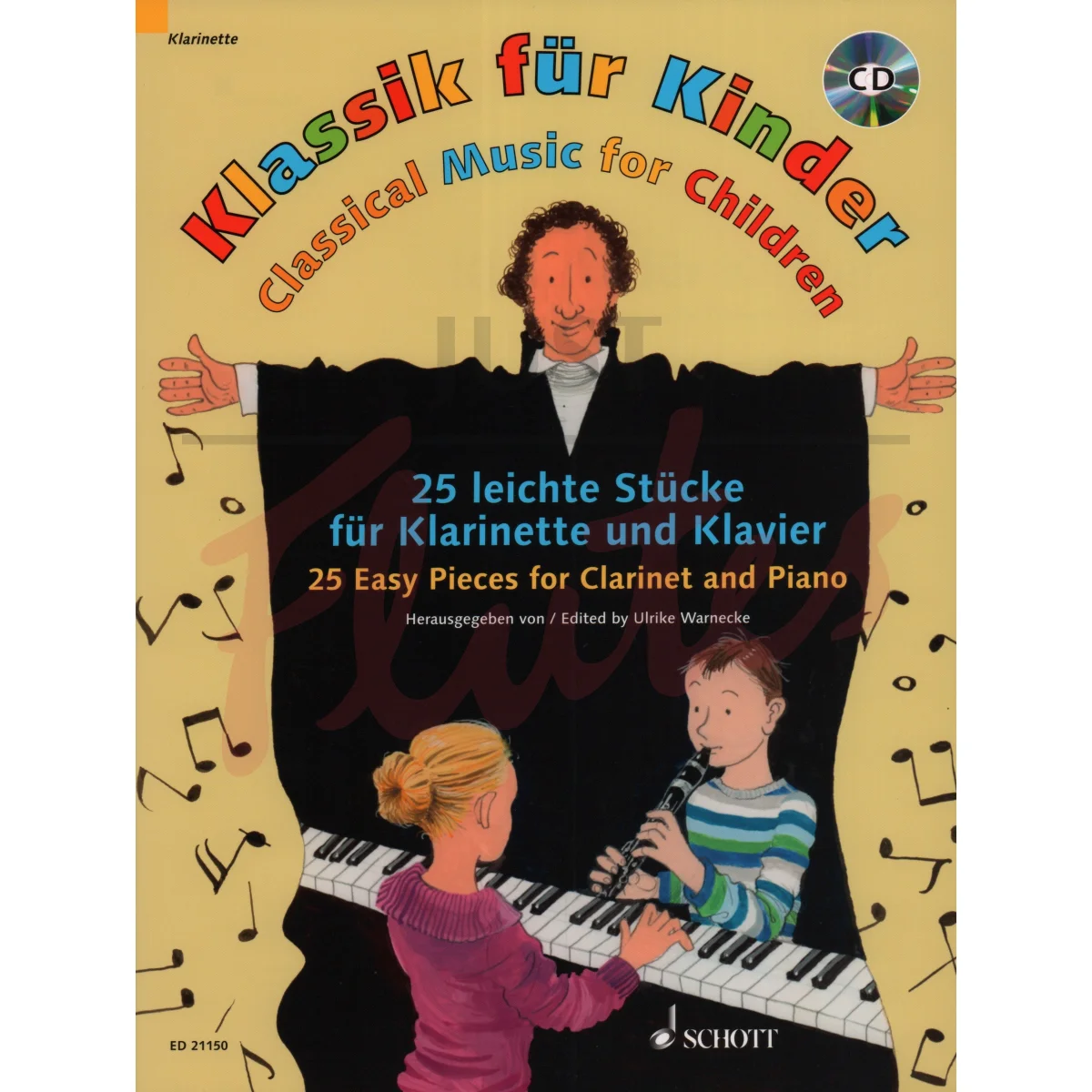 Classical Music for Children for Clarinet and Piano