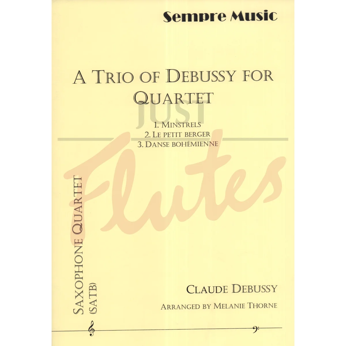 A Trio of Debussy for Saxophone Quartet