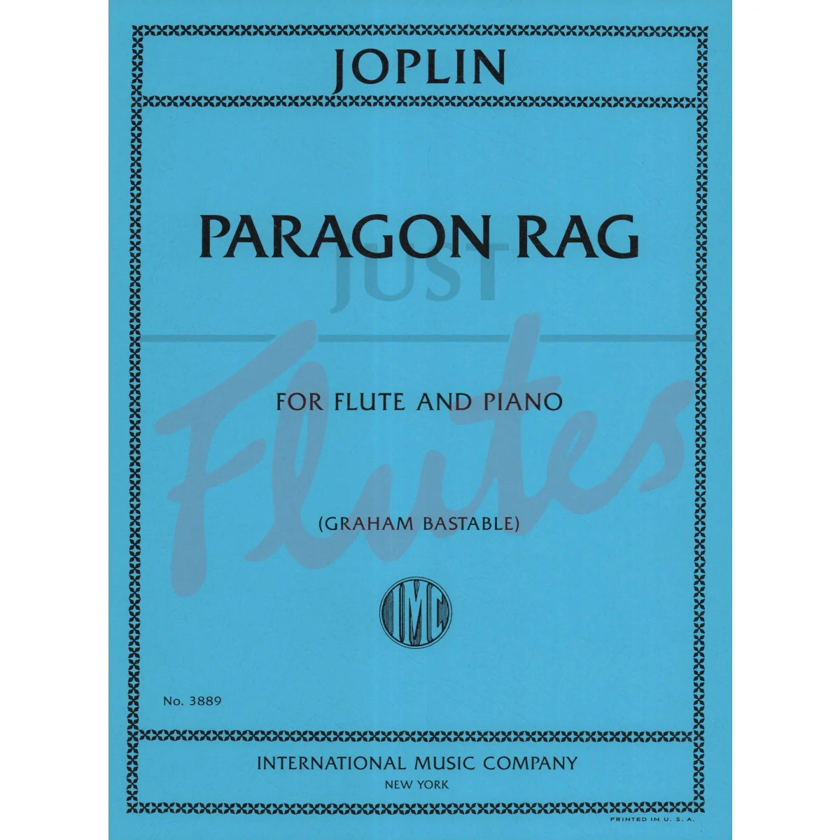 Paragon Rag for Flute and Piano