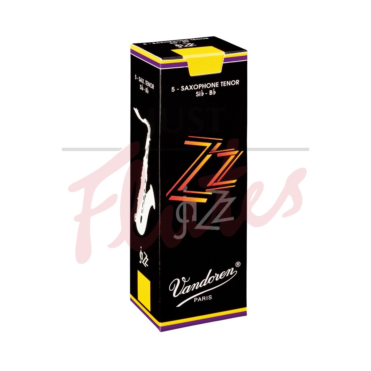 Vandoren SR4215 ZZ Tenor Saxophone Reeds Strength 1.5, 5-pack