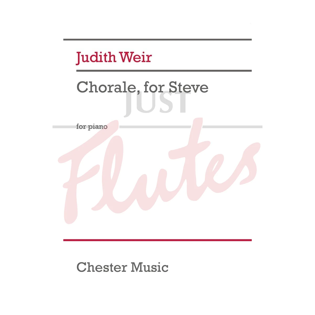 Chorale, for Steve for Piano
