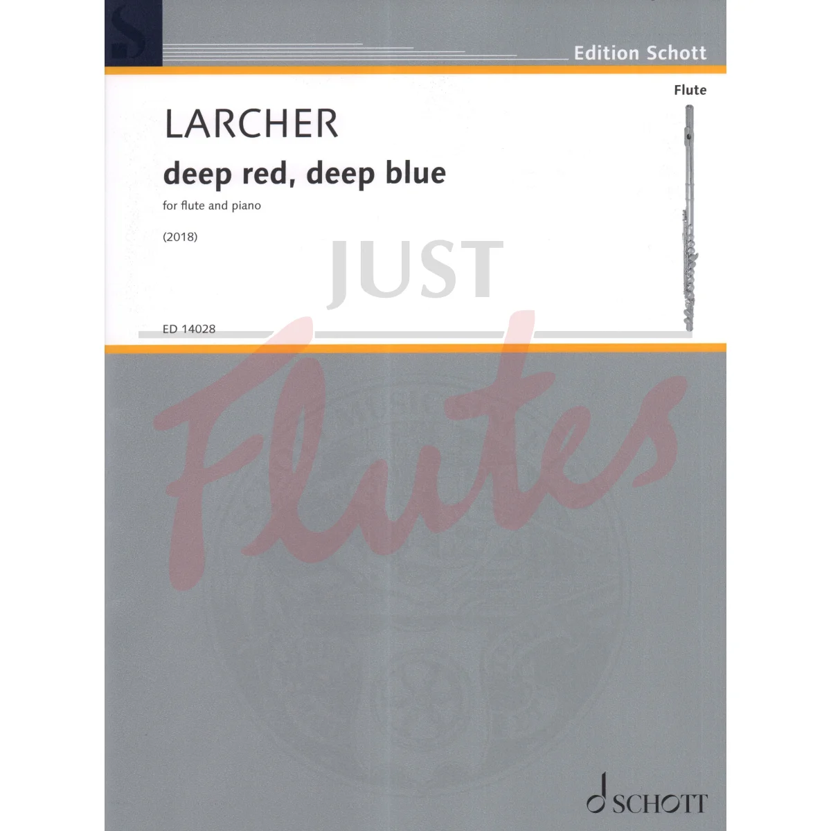 Deep Red, Deep Blue for Flute and Piano