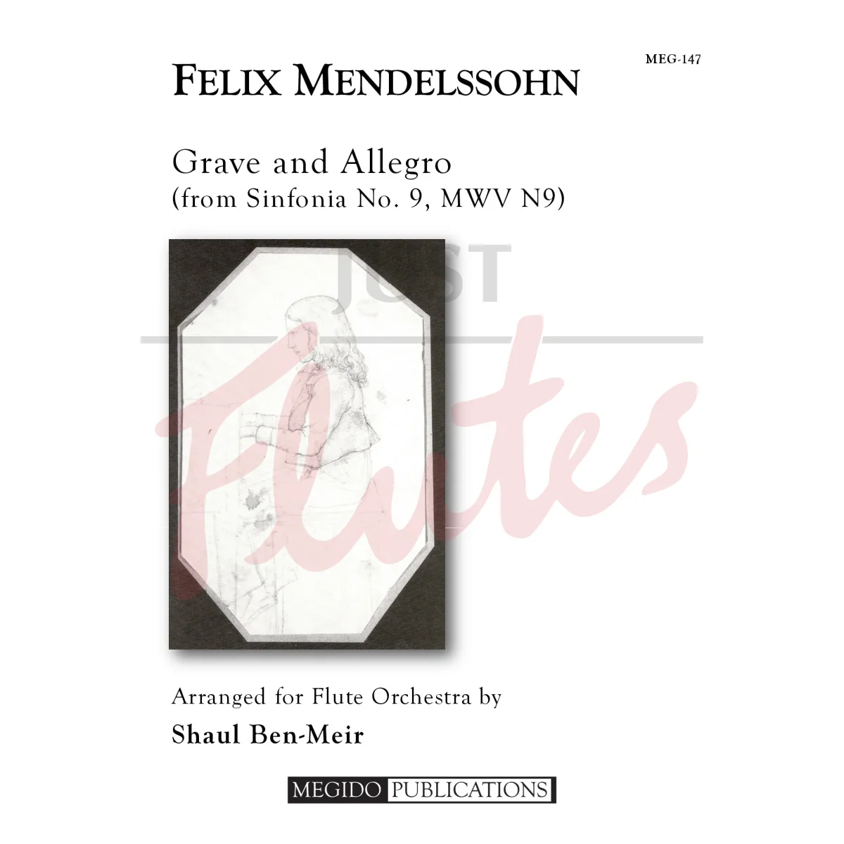 Grave and Allegro from Sinfonia No. 9 for Five Mixed Flutes