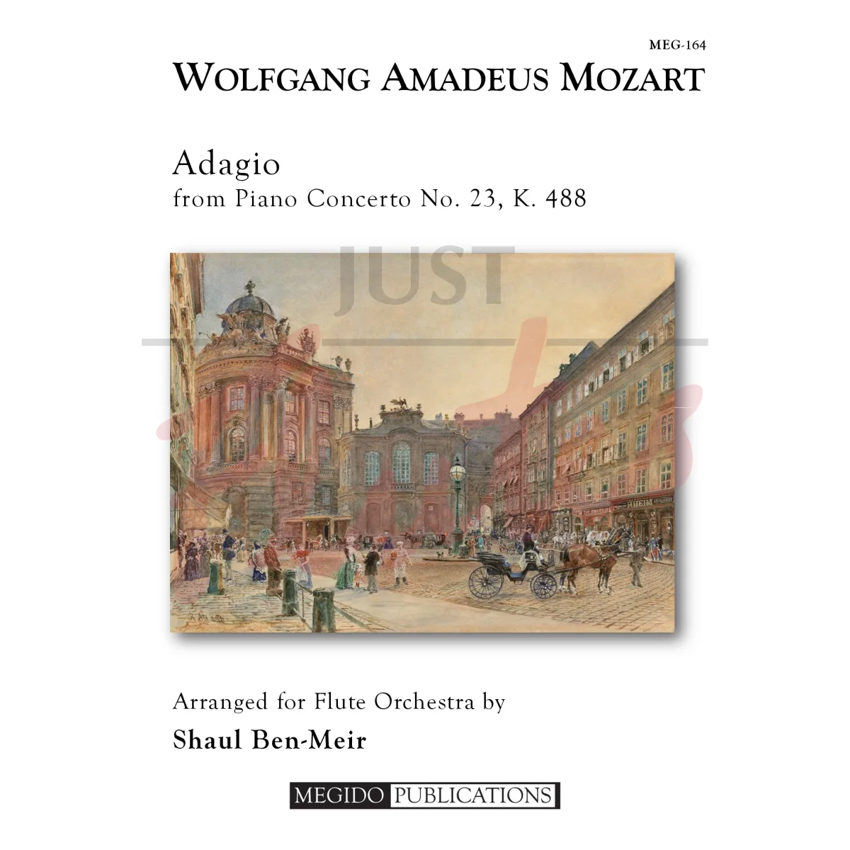 Adagio from Piano Concerto No. 23 K. 488 for Flute Choir