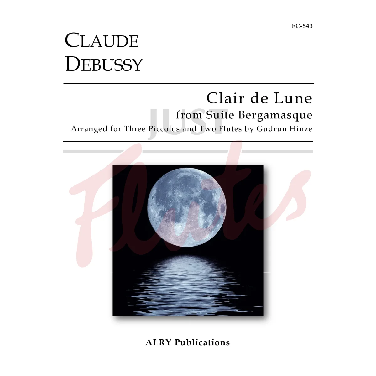 Claire de Lune for Three Piccolos and Two Flutes