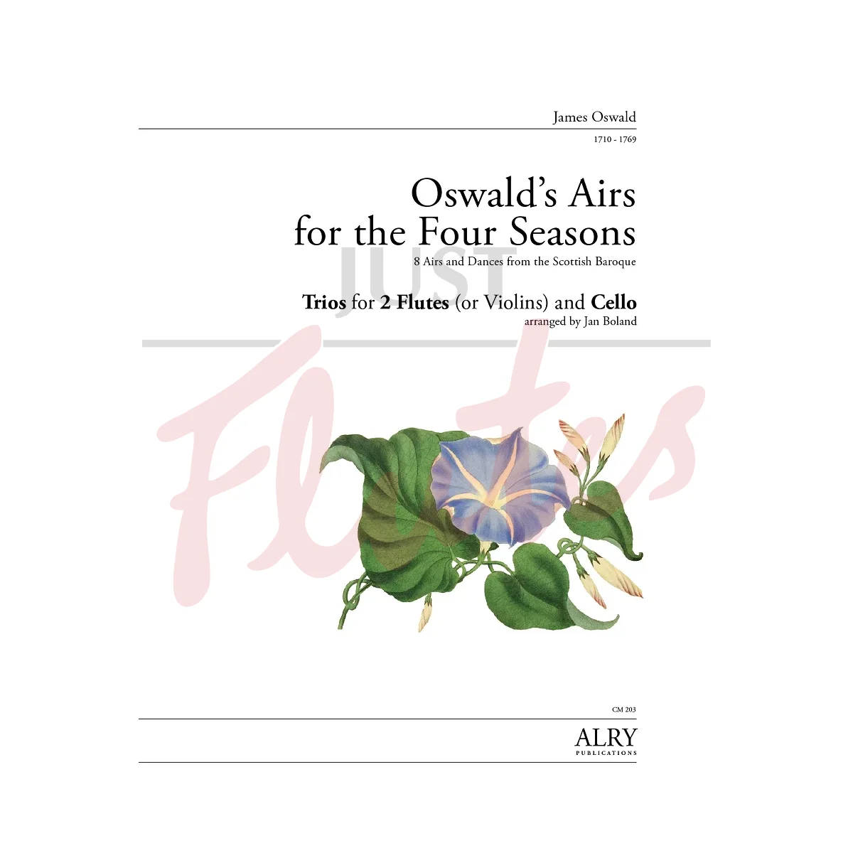Oswald&#039;s Airs for the Four Seasons for Two Flutes and Cello