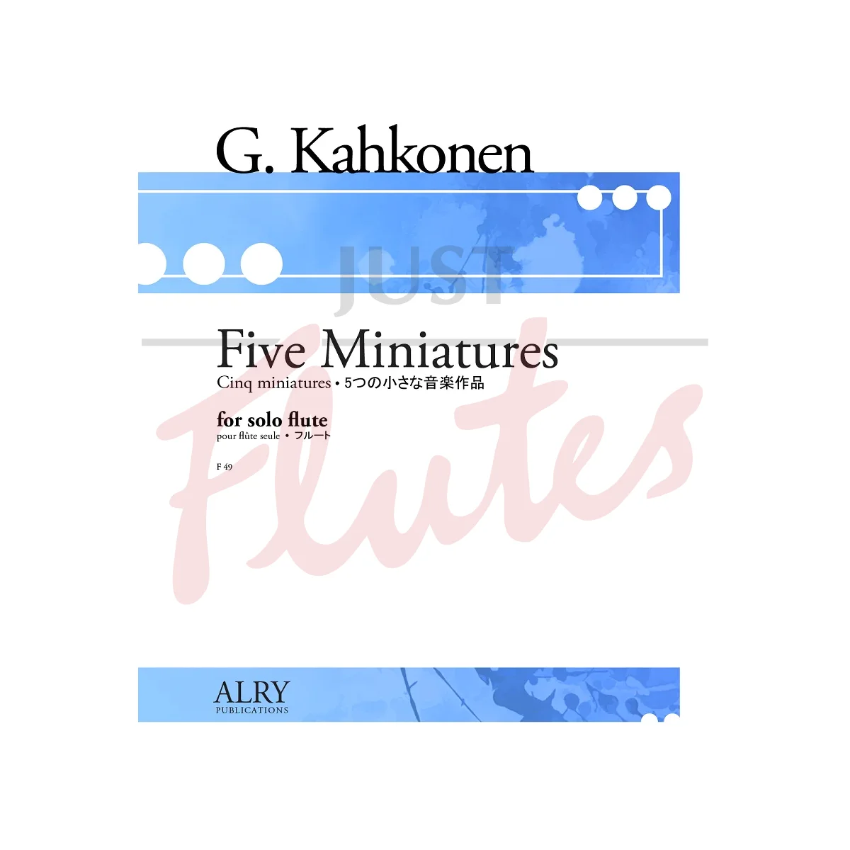 Five Miniatures for Solo Flute