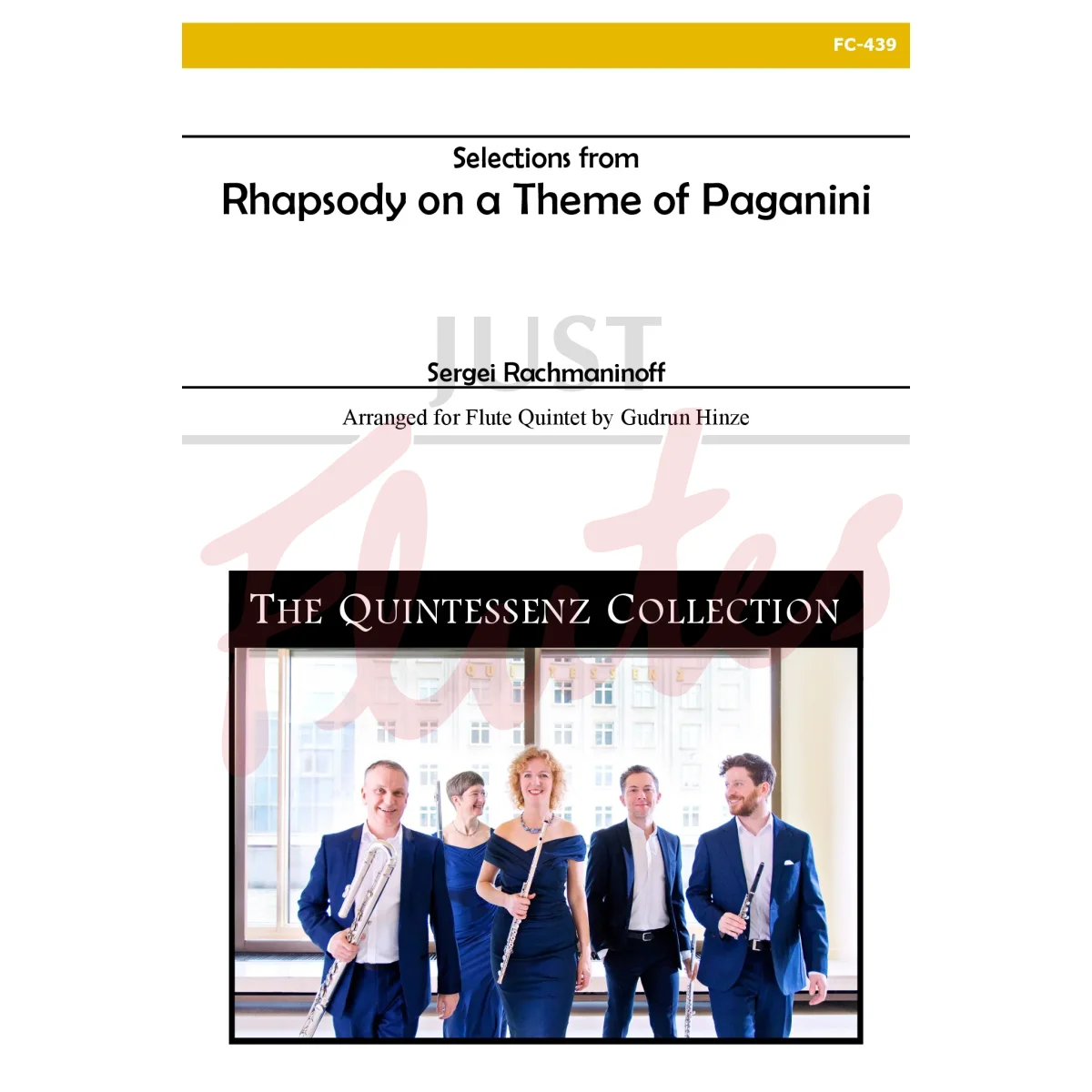 Selections from Rhapsody on a Theme of Paganini for Flute Quintet