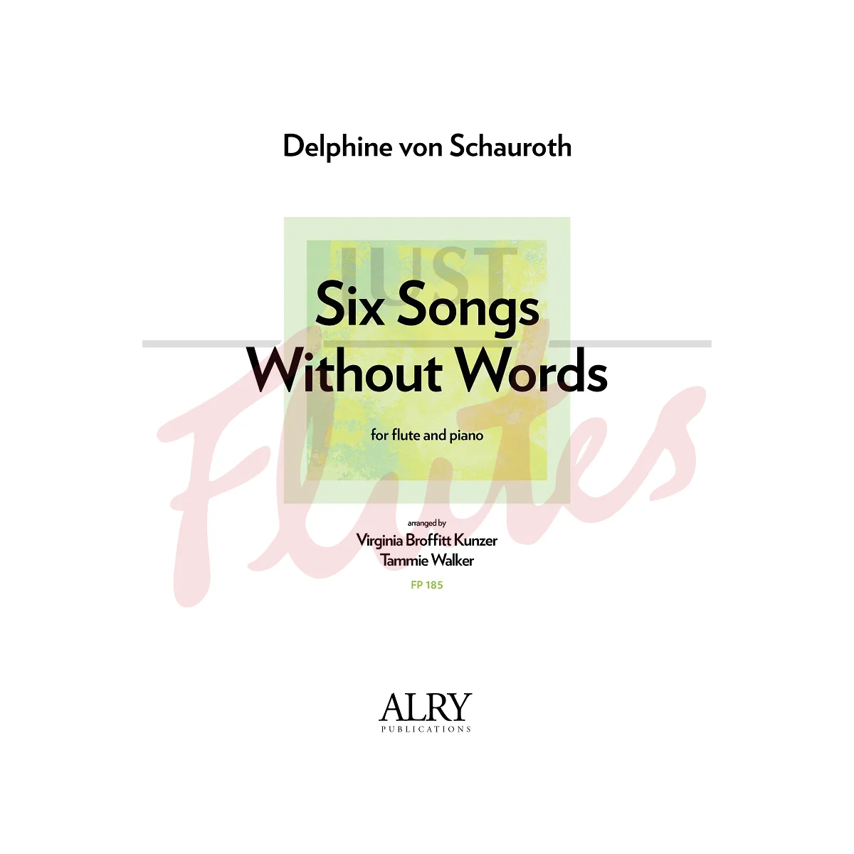 Six Songs Without Words for Flute and Piano