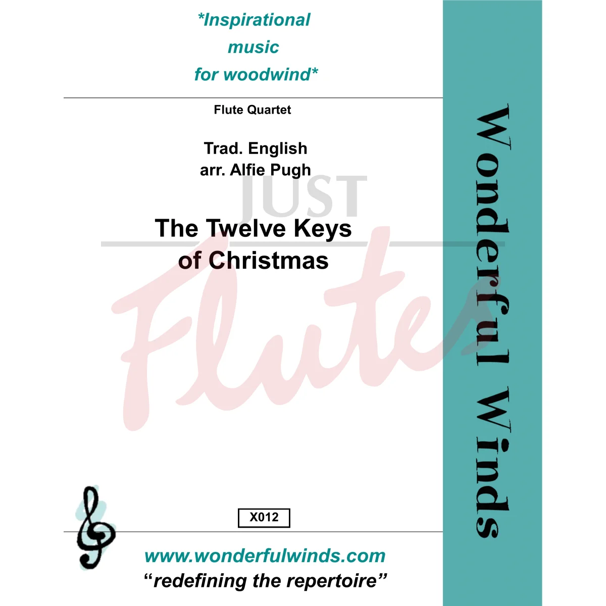 The Twelve Keys of Christmas for Flute Quartet