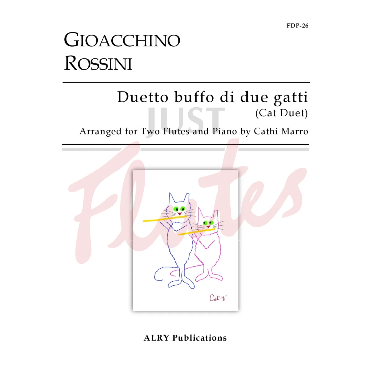 Duetto buffo di due gatti (Cat Duet) for Two Flutes and Piano