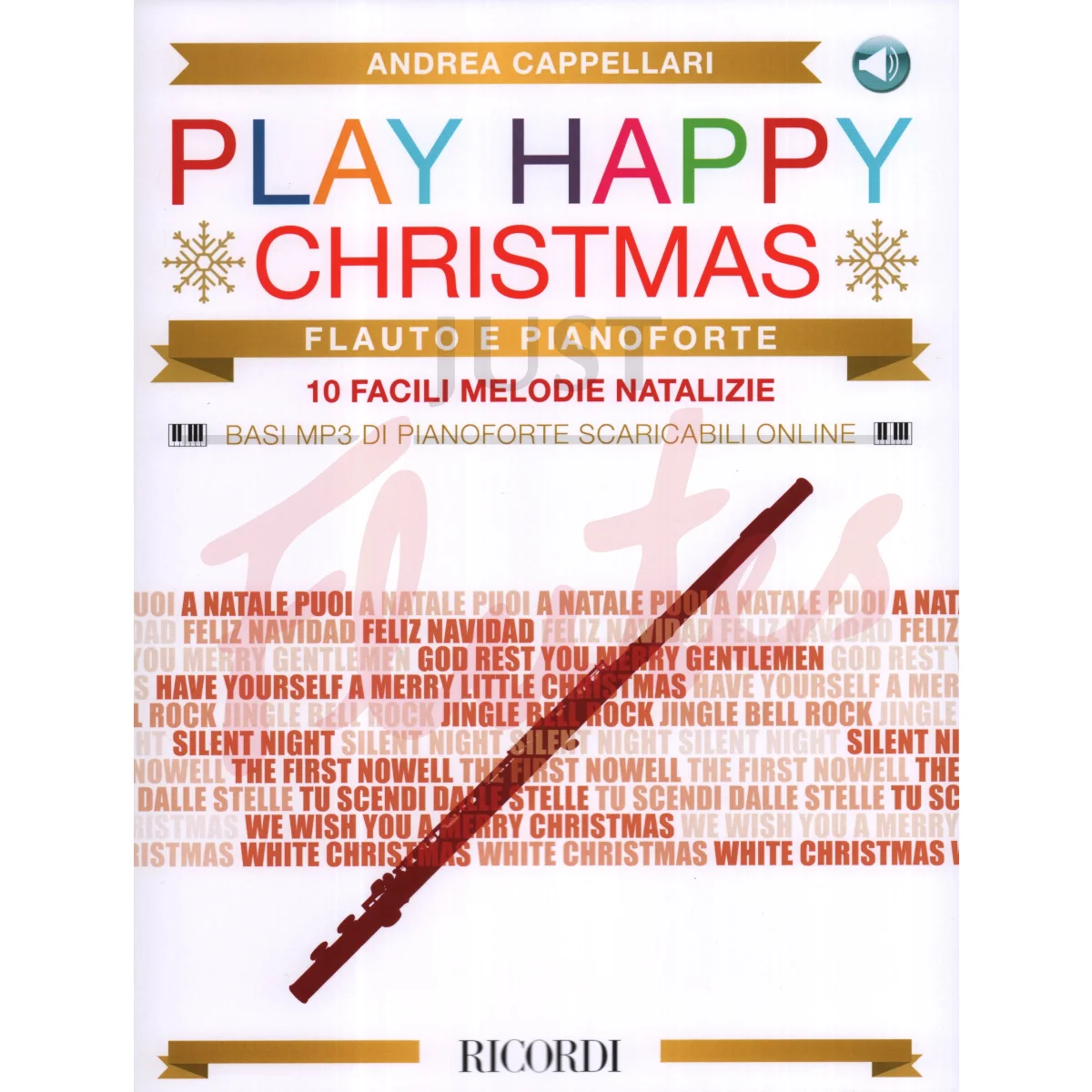 Play Happy Christmas for Flute and Piano