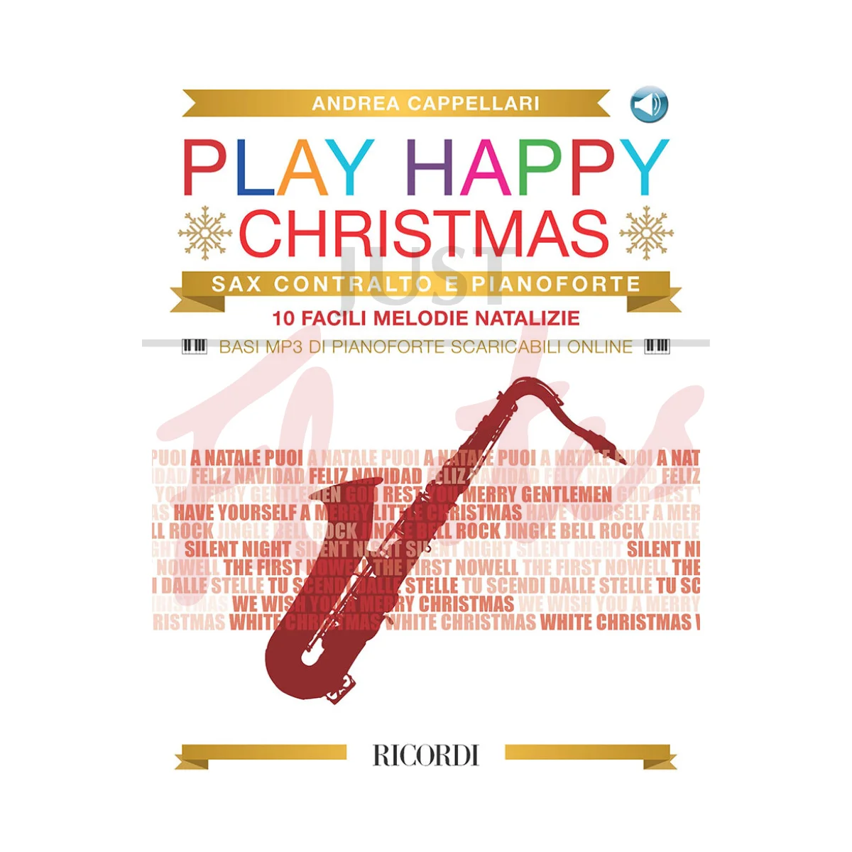 Play Happy Christmas for Alto Saxophone and Piano