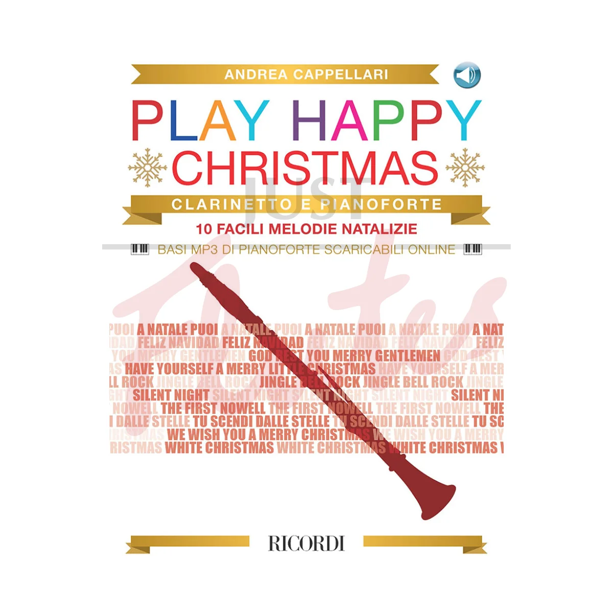 Play Happy Christmas for Clarinet and Piano