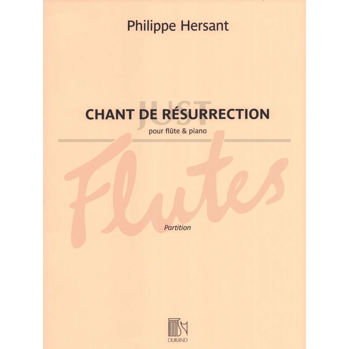 Chant de Résurrection for Flute and Piano