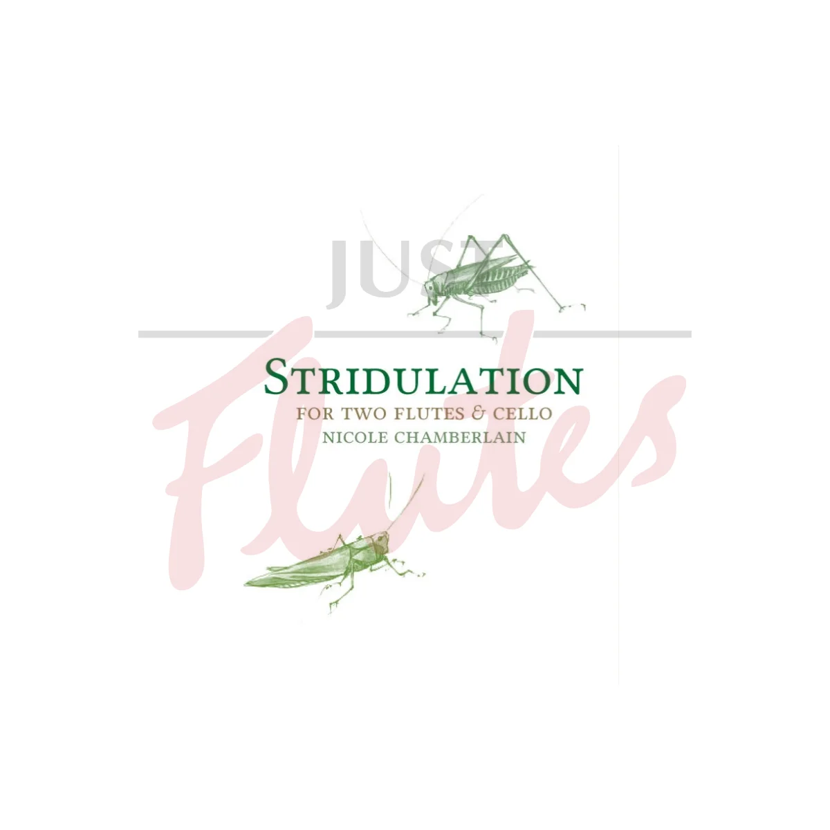 Stridulation for Two Flutes and Piano