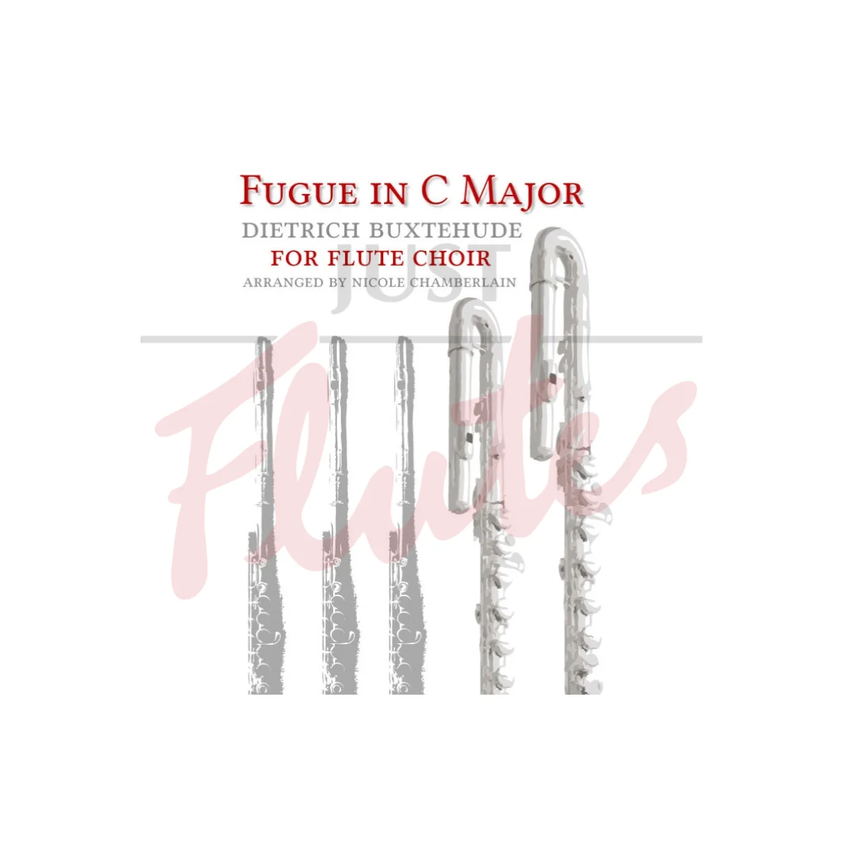 Fugue in C Major for Flute Quintet/Choir