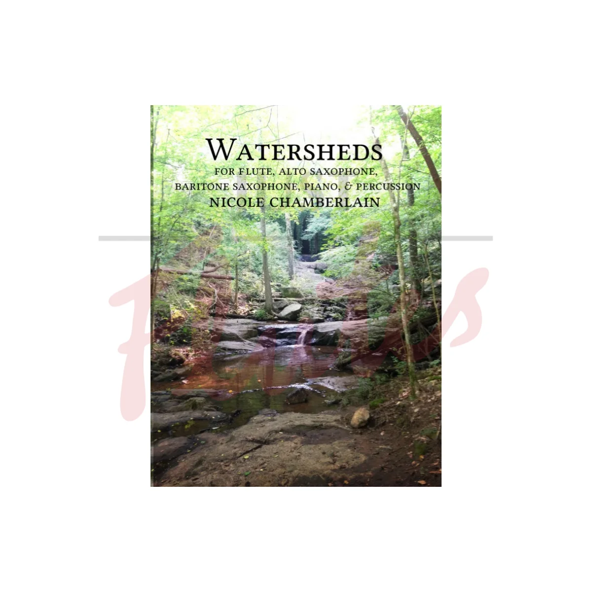 Watersheds for Flute/Piccolo, Alto Saxophone, Baritone Saxophone, Piano and Percussion