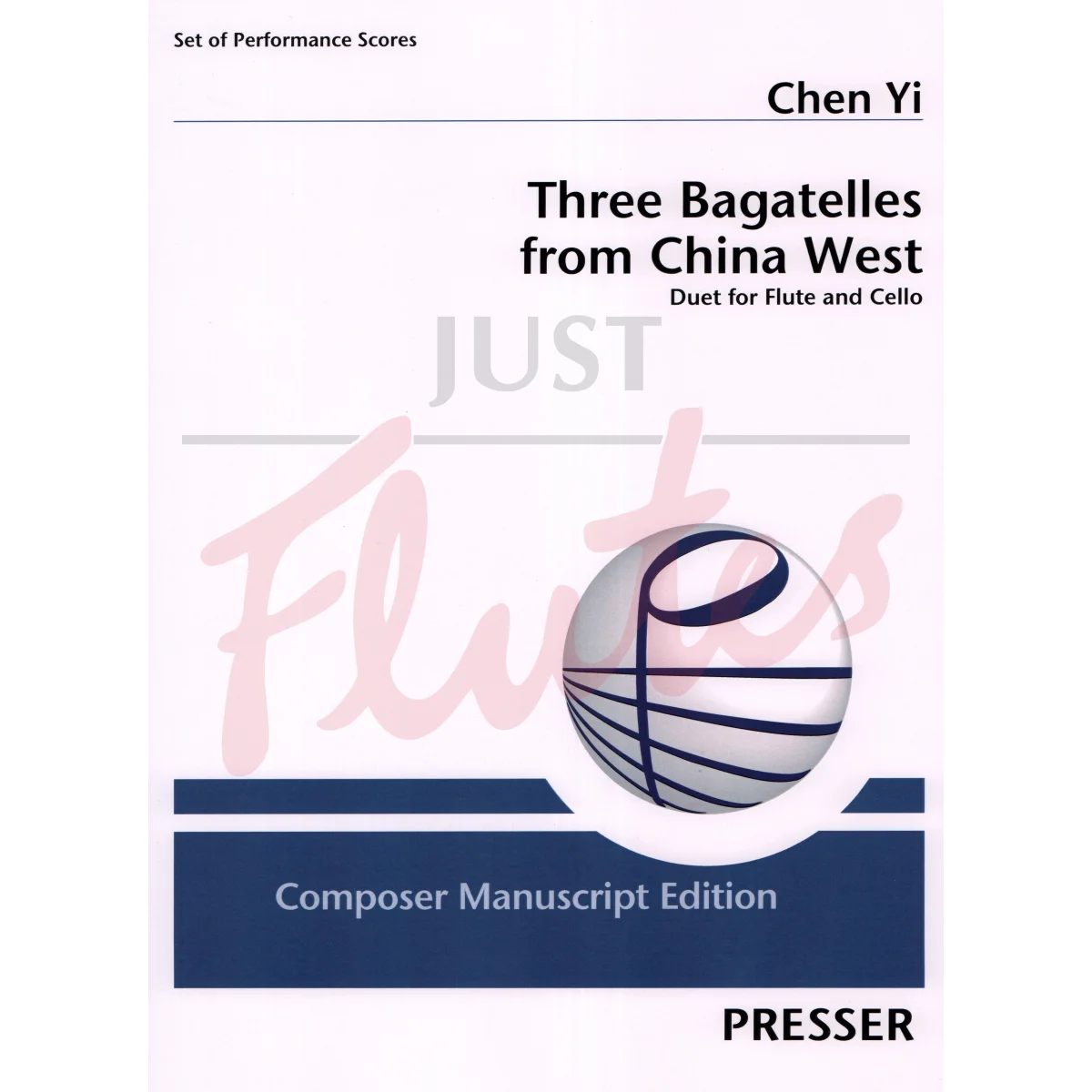 Three Bagatelles from China West: Duet for Flute and Cello