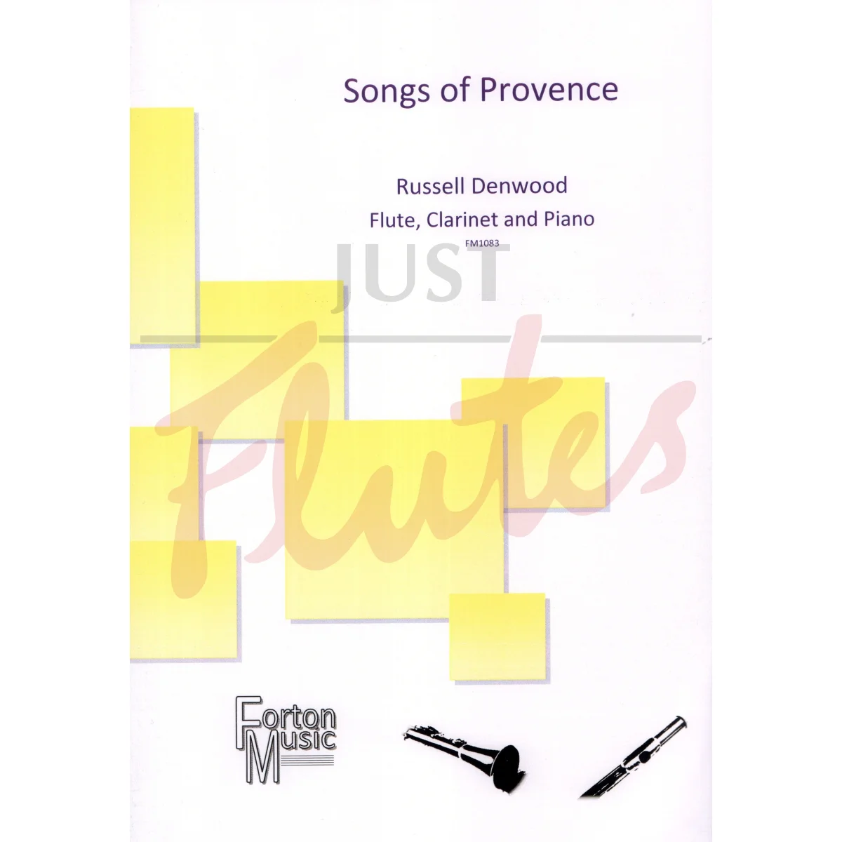 Songs of Provence for Flute, Clarinet and Piano