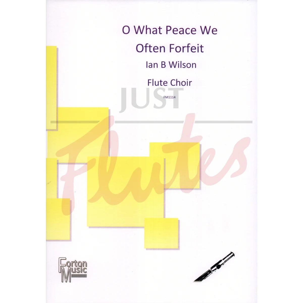 O What Peace We Often Forfeit for Flute Choir