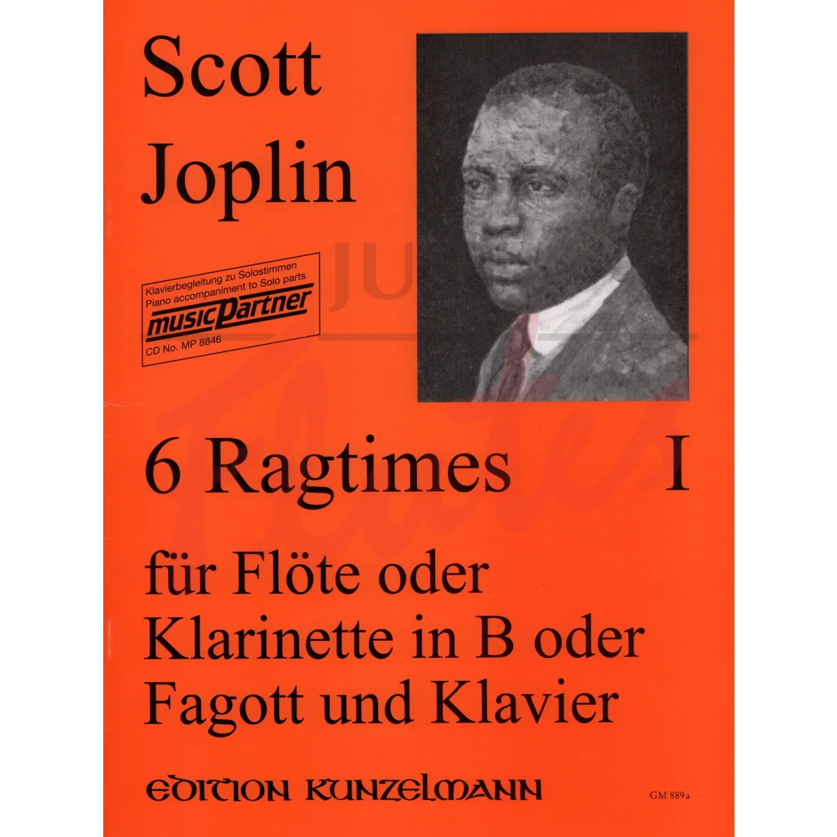 6 Ragtimes for Flute/Clarinet and Piano