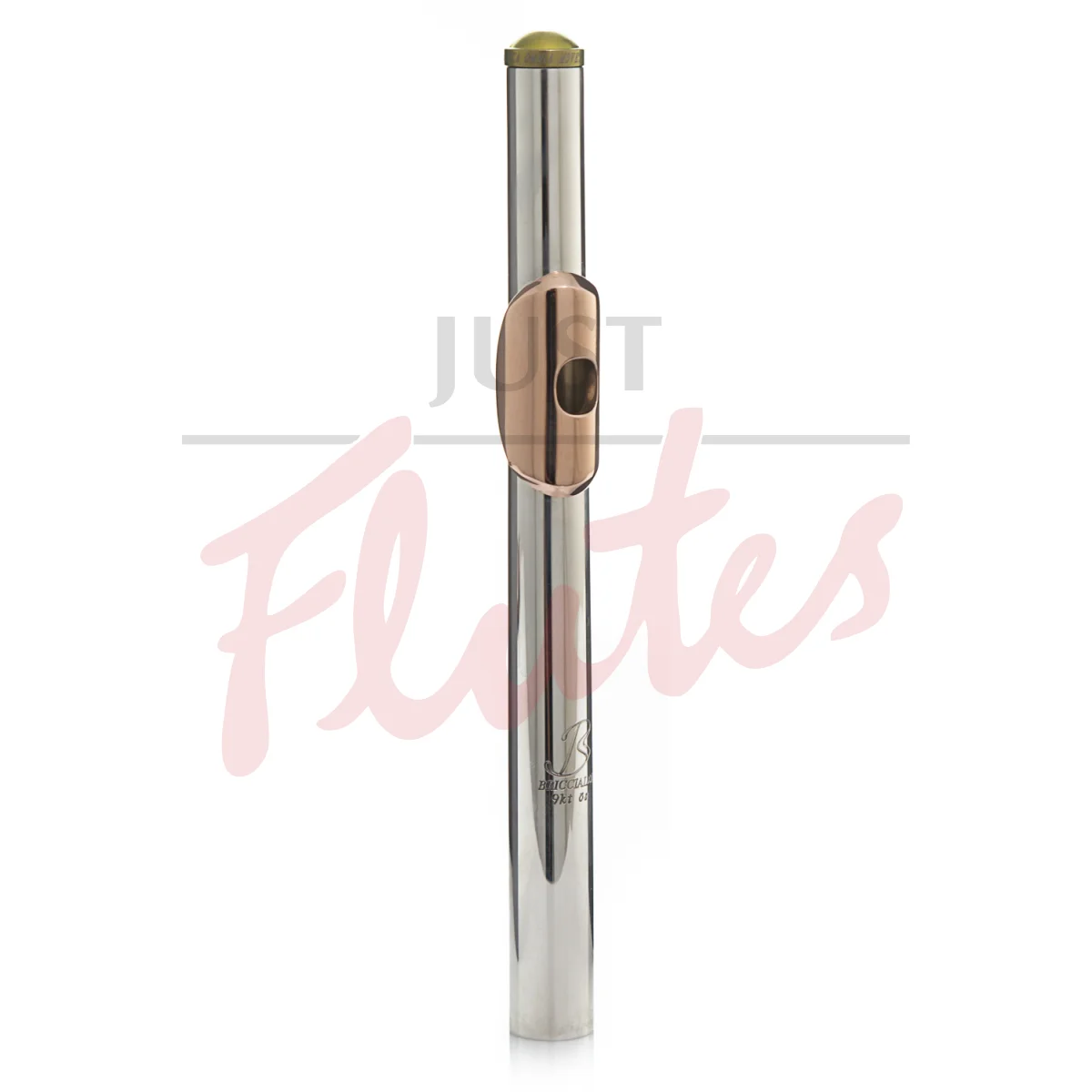 Briccialdi Solid Flute Headjoint With 9K Rose Lip And Riser