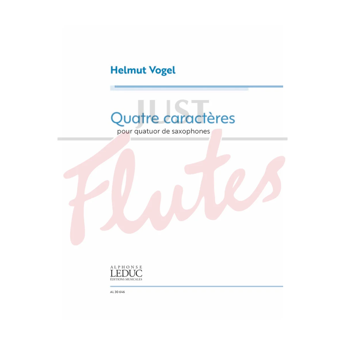 Quatre Caractères for Saxophone Quartet