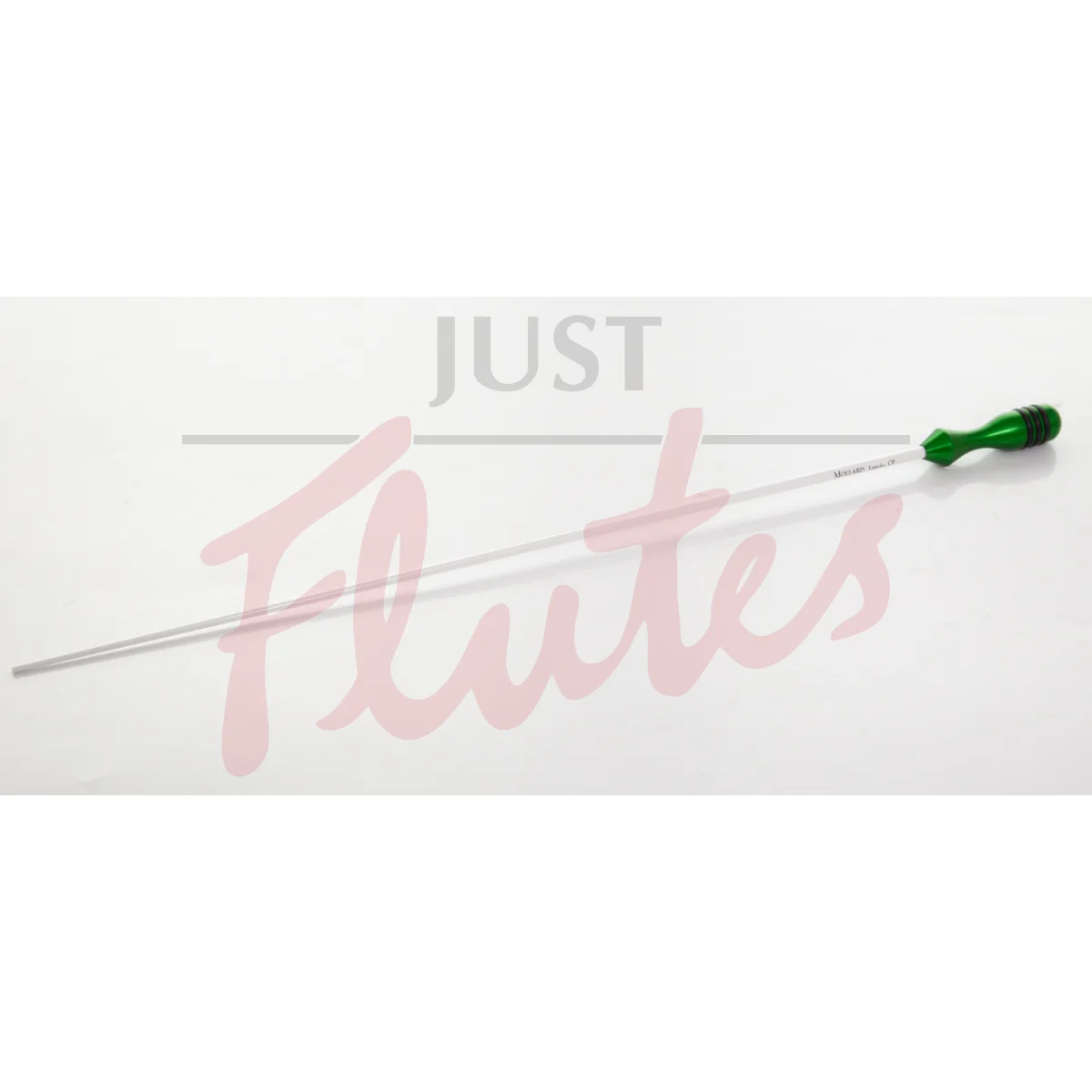 Mollard L16GNWCF Lancio Conducting Baton - Green Handle, 16” Carbon Fibre Shaft